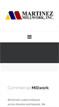 Mobile Screenshot of martinezmillwork.com